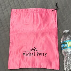 Michel Perry Bright Pink dust Bag